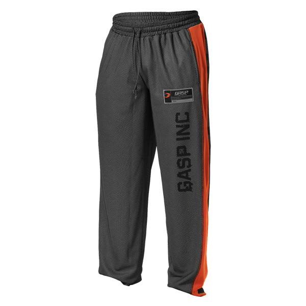 GASP No 1 Mesh Pant - Black/Flame Detail 1