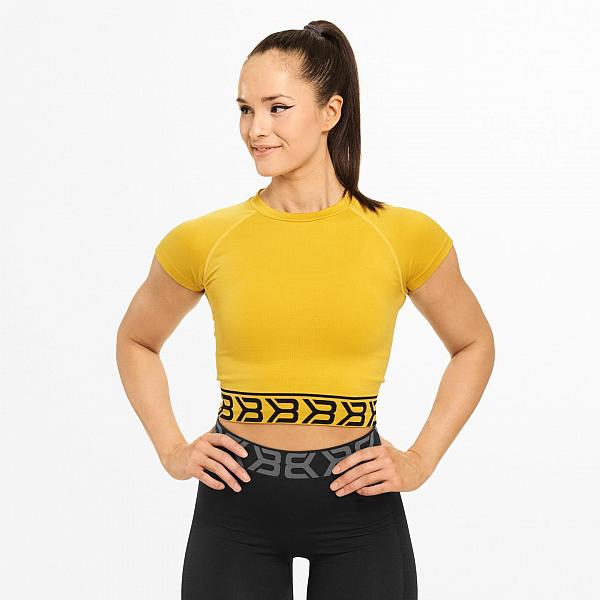 Better Bodies Sugar Hill Tee - Yellow Detail 1