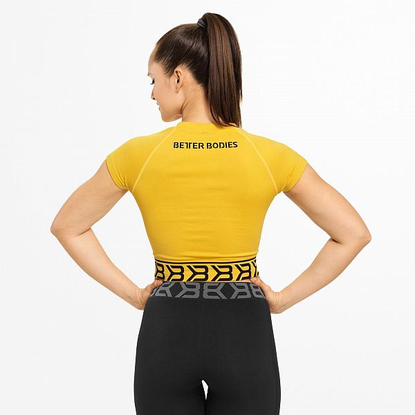 Better Bodies Sugar Hill Tee - Yellow Detail 2