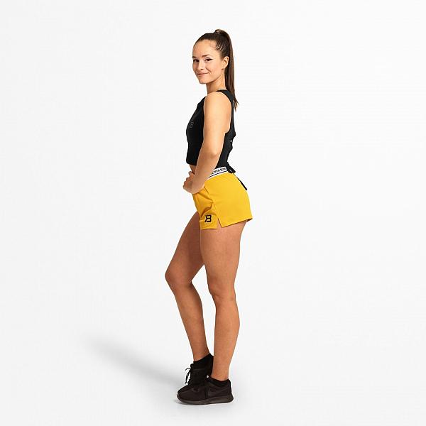 Better Bodies Highbridge Shorts - Yellow Detail 1