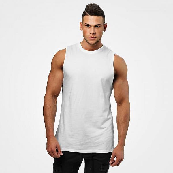 Better Bodies Bronx Tank - White Detail 1