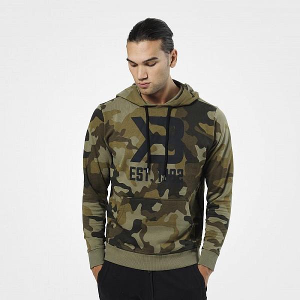 Better Bodies Gym Hoodie - Military Camo Detail 1