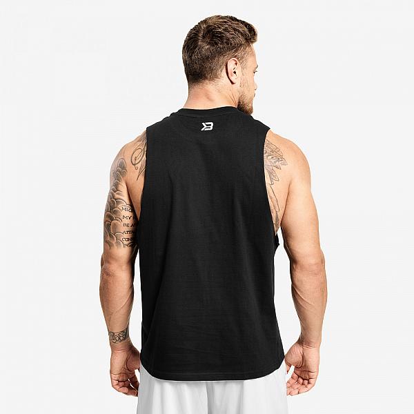 Better Bodies Team BB Tank - Washed Black Detail 2