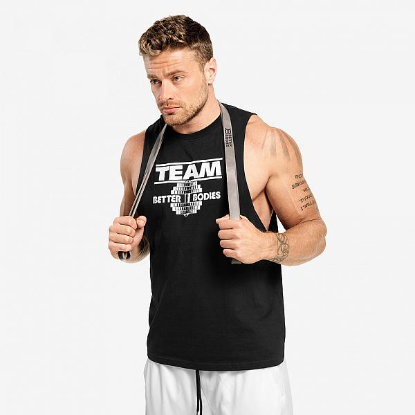 Better Bodies Team BB Tank - Washed Black Detail 6