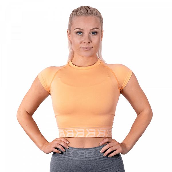 Better Bodies Sugar Hill Tee - Light Orange Detail 1