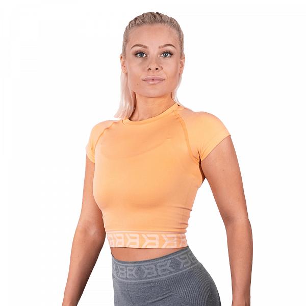 Better Bodies Sugar Hill Tee - Light Orange Detail 3