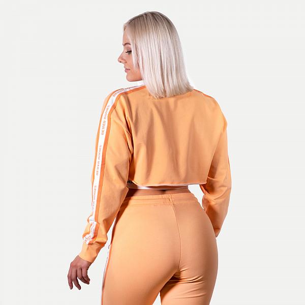 Better Bodies Chrystie Cropped Longsleeve - Light Orange Detail 2
