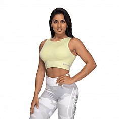 Better Bodies Rib Seamless Top - Mellow Green Melange