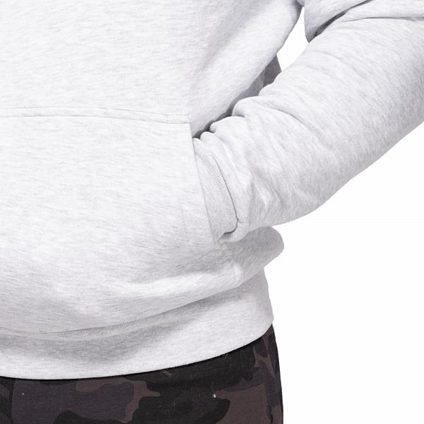 Better Bodies Logo Hoodie - Light Grey Melange (Unisex) Detail 5