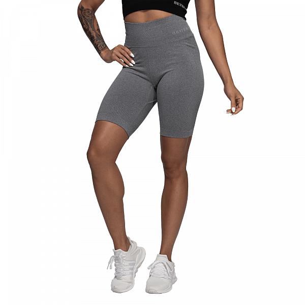 Better Bodies Rib Seamless Shorts - Grey Melange Detail 1