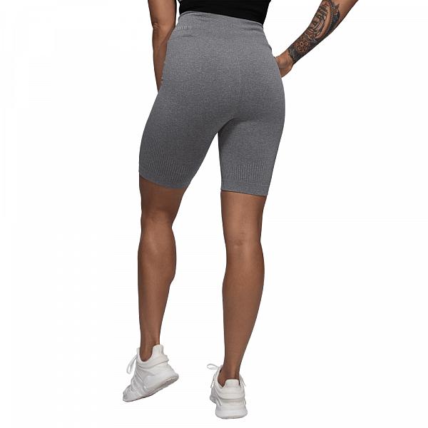 Better Bodies Rib Seamless Shorts - Grey Melange Detail 3