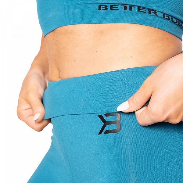 Better Bodies Rockaway Leggings - Dark Turquoise Detail 4