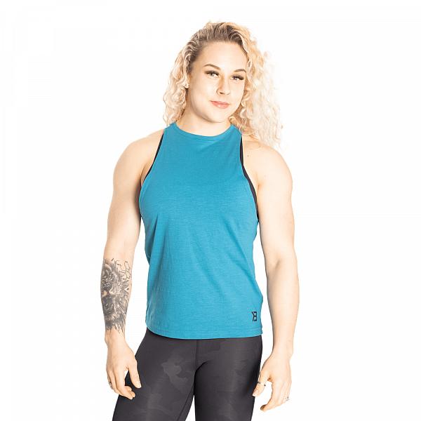 Better Bodies Fluid High Tank - Dark Turquoise Detail 1