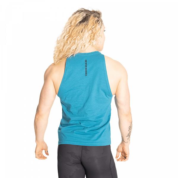 Better Bodies Fluid High Tank - Dark Turquoise Detail 2