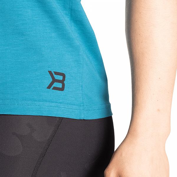 Better Bodies Fluid High Tank - Dark Turquoise Detail 4