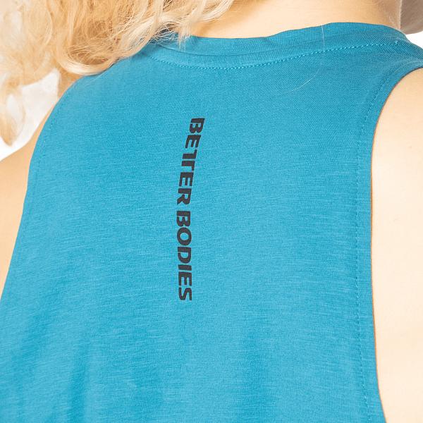 Better Bodies Fluid High Tank - Dark Turquoise Detail 5