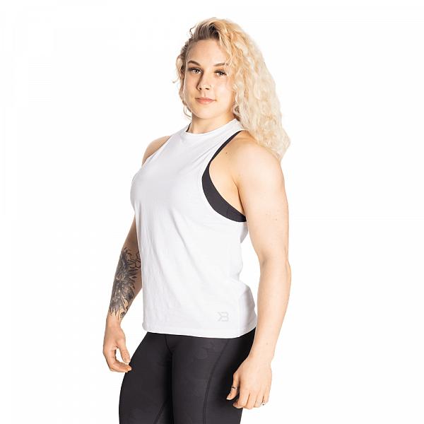 Better Bodies Fluid High Tank - White Detail 3
