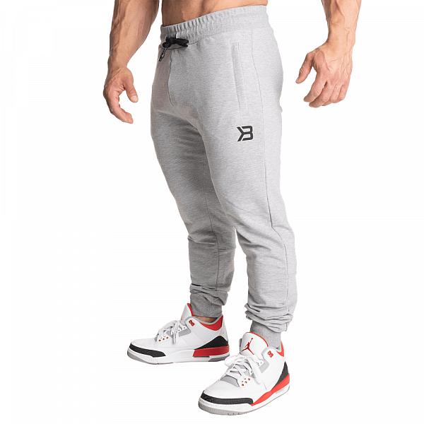 Better Bodies Tapered Joggers V2 - Light Grey Melange Detail 3