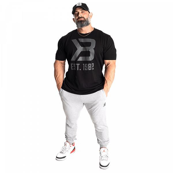 Better Bodies Tapered Joggers V2 - Light Grey Melange Detail 5