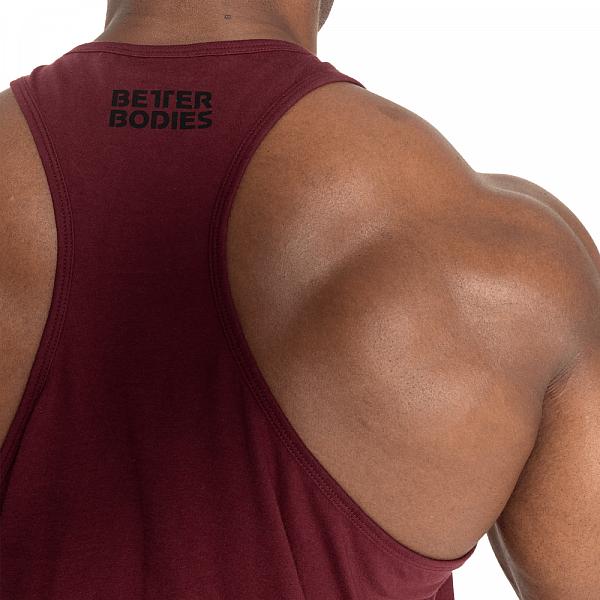 Better Bodies Essential T-Back - Maroon Detail 5