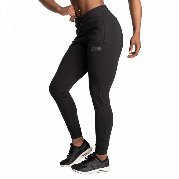 Better Bodies Empire Joggers - Black Detail 2