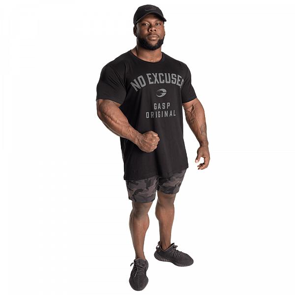 GASP Tapered Sweatshorts - Dark Camo Detail 5