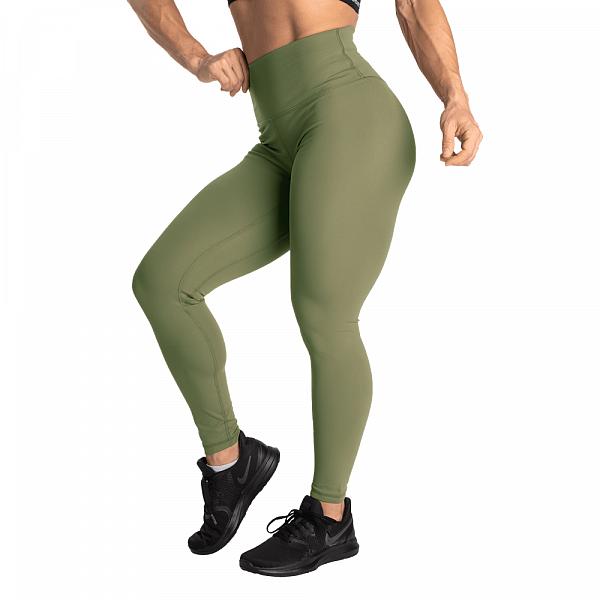 Better Bodies Core Leggings - Washed Green Detail 2