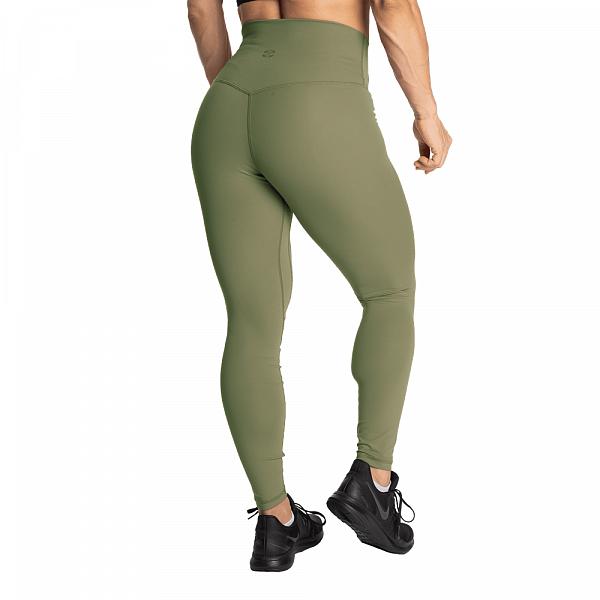 Better Bodies Core Leggings - Washed Green Detail 3