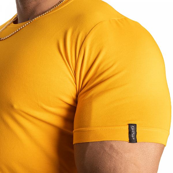 GASP Classic Tapered Tee - GASP Yellow Detail 4