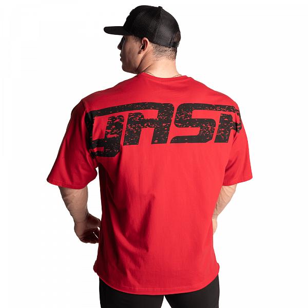 Gasp Iron Tee - Chili Red Detail 4