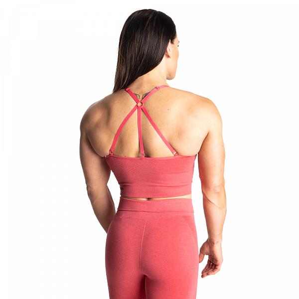 Better Bodies Astoria Seamless Bra - Chili Red Melange Detail 2