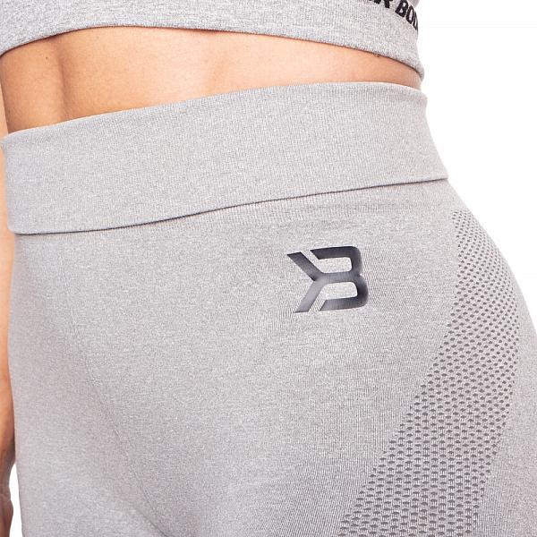 Better Bodies Rockaway Leggings - Light Grey Melange Detail 5