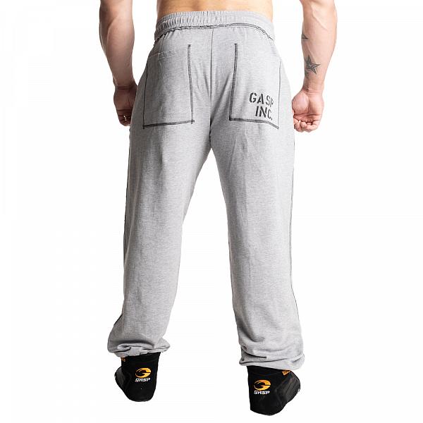 GASP Division Sweatpants - Light Grey Melange Detail 3