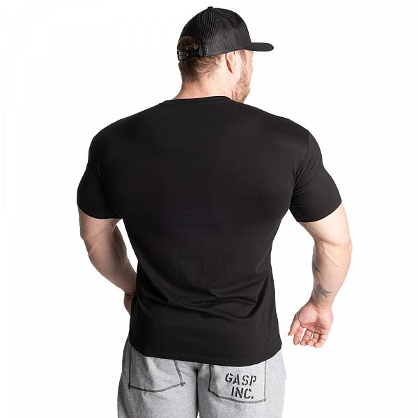 GASP Atlas Tee - Black Iron World Detail 2