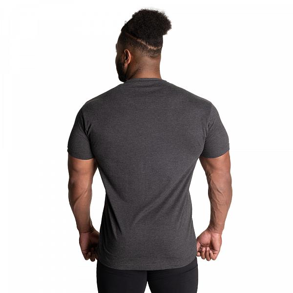 Better Bodies Recruit Tee - Dark Grey Melange Detail 2