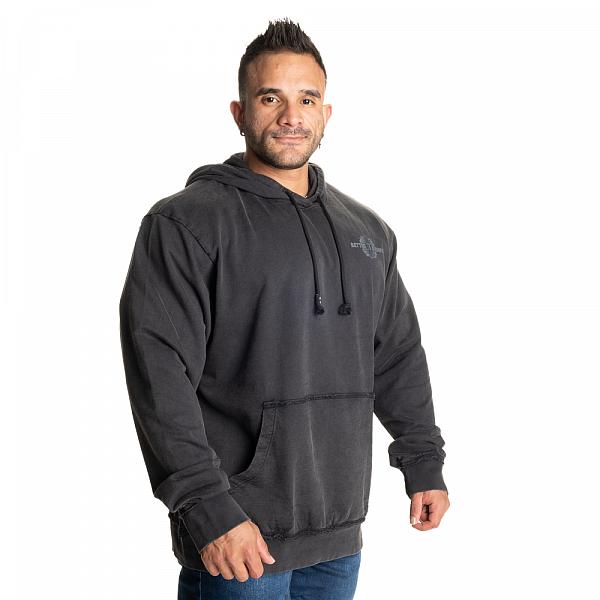 Better Bodies Washed Hoodie - Acid Black Detail 3