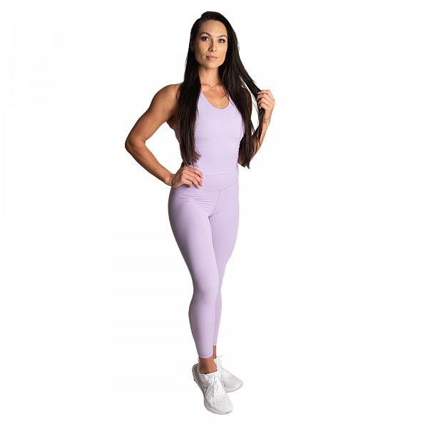 Better Bodies Core Crop T-Back - Cool Purple Detail 4