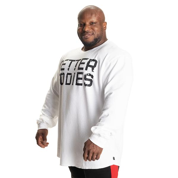 Better Bodies Thermal Sweater - White Detail 3