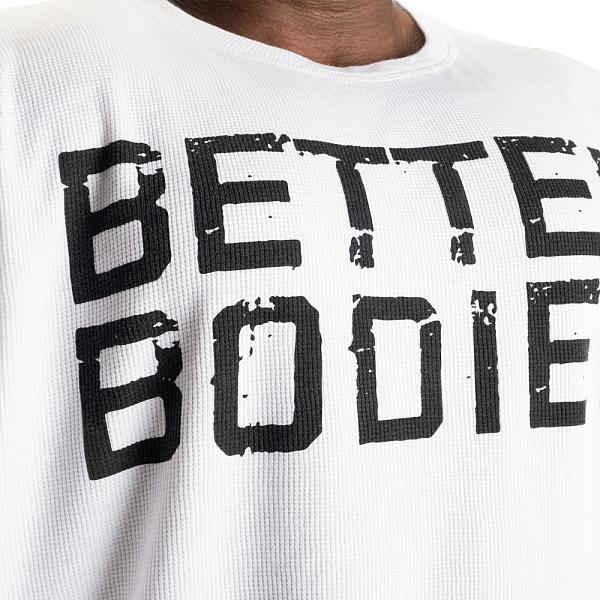 Better Bodies Thermal Sweater - White Detail 4