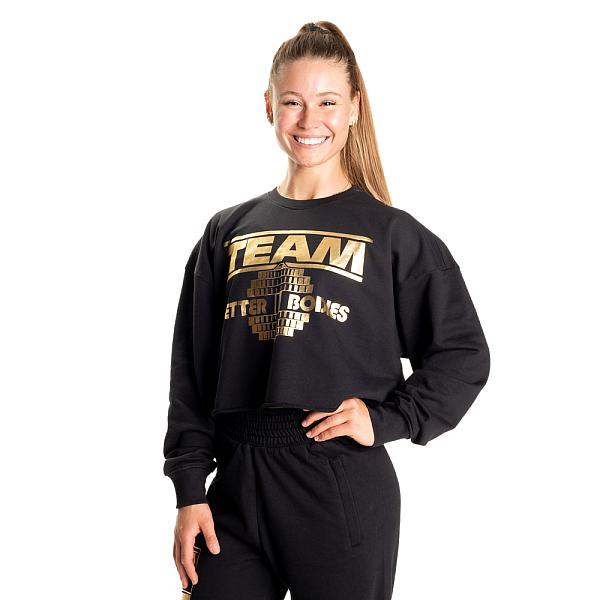 Better Bodies Highbridge Sweater - Black Detail 1