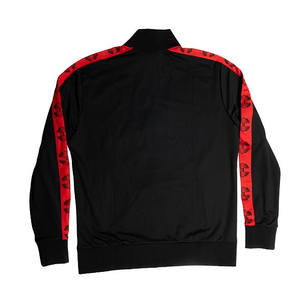 Better Bodies Bronx Track Jacket - Black/Red Detail 6
