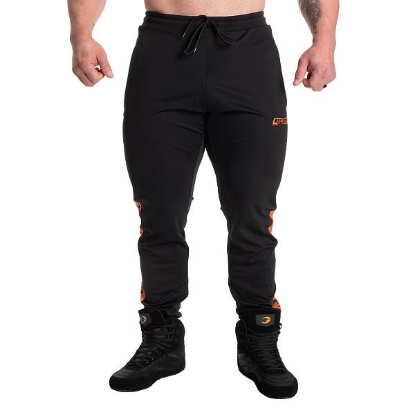 GASP Track Suit Pants - Black/Flame Detail 3