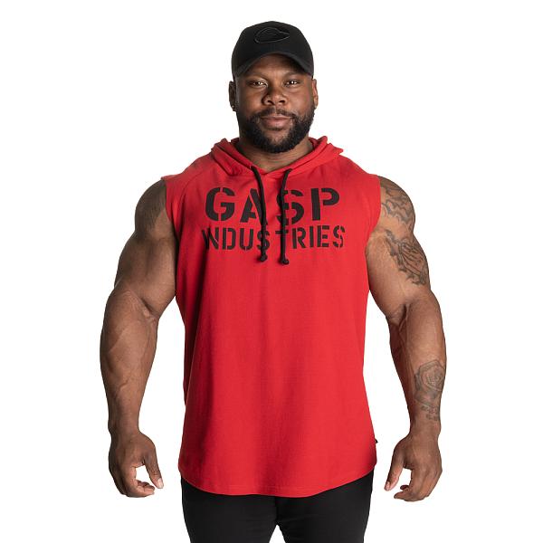 GASP Thermal Sl Hoodie - Chili Red Detail 1