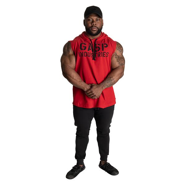 GASP Thermal Sl Hoodie - Chili Red Detail 6