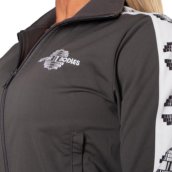 Better Bodies Chelsea Track Jacket - Iron Detail 4