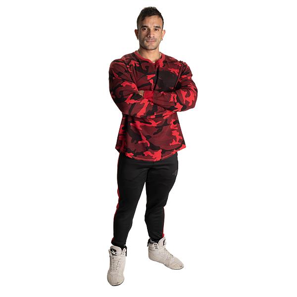 GASP Thermal Logo Sweater - Red Camo Detail 6