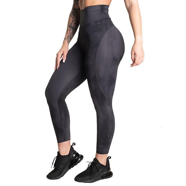 Better Bodies High Waist Leggings - Dark Grey Grunge Detail 1