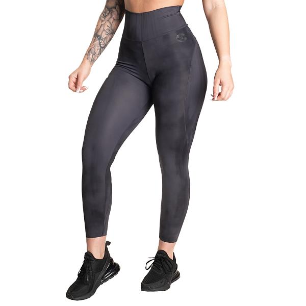 Better Bodies High Waist Leggings - Dark Grey Grunge Detail 3