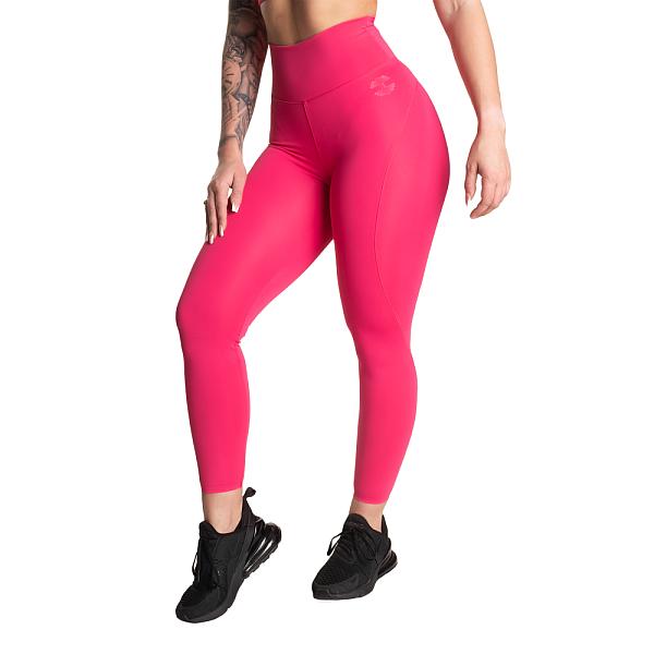 Better Bodies High Waist Leggings - Hot Pink Detail 3