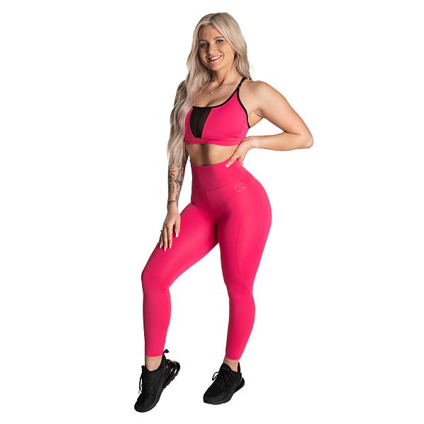 Better Bodies High Waist Leggings - Hot Pink Detail 7